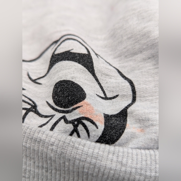 Disney Jr Minnie Mouse (5T) Pullover Sweatshirt with Decorative Draw String - Picture 13 of 14